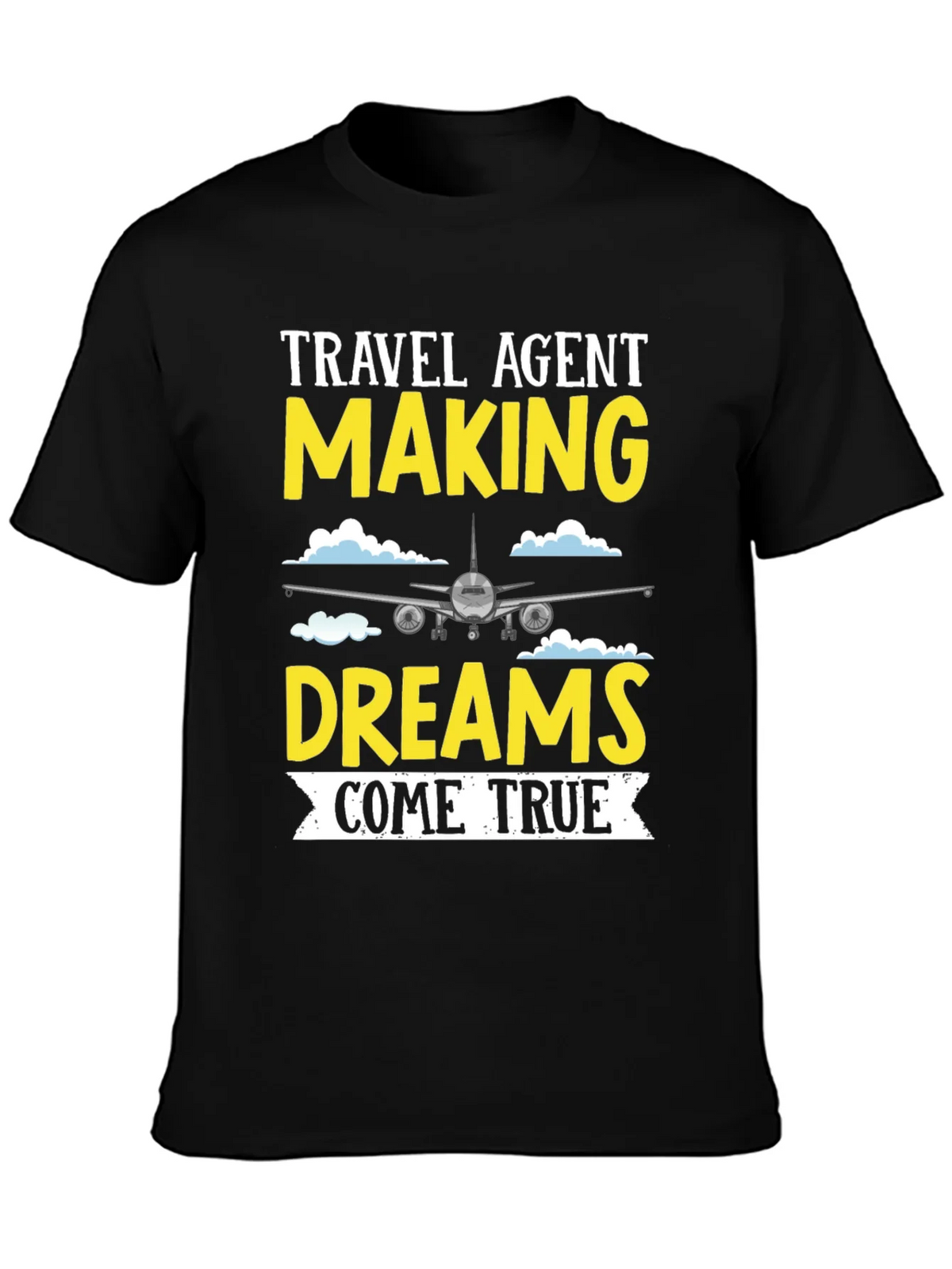 Travel Agent Dreams T-Shirt - Airplane Design product image 3