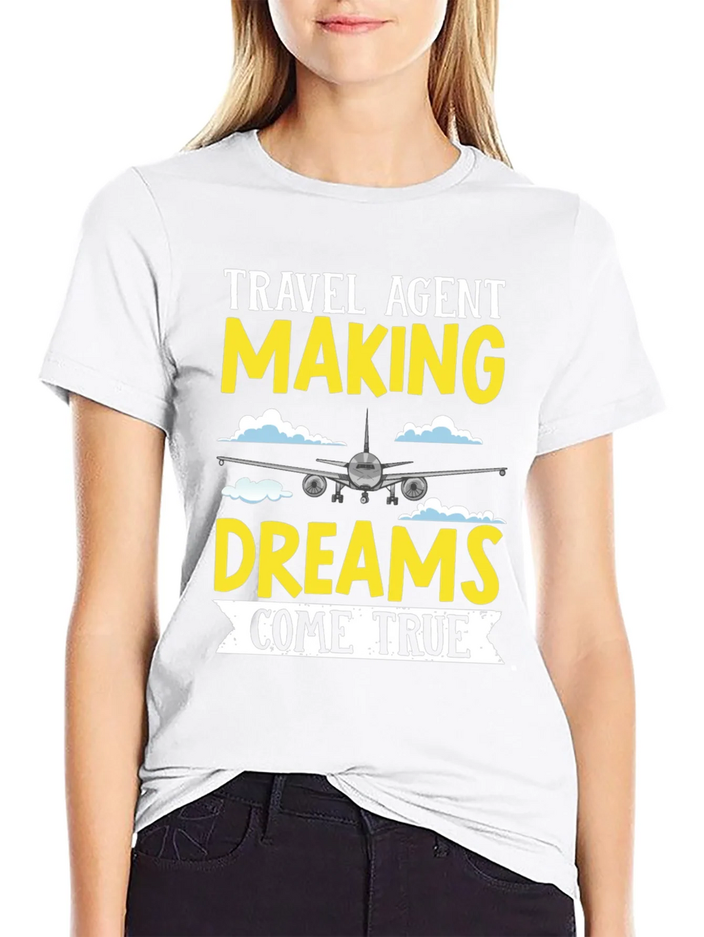 Travel Agent Dreams T-Shirt - Airplane Design product image 8